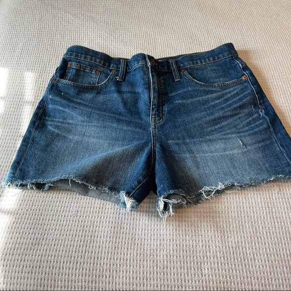 MADEWELL High Rise Denim Shorts Cutoff F7019 - Picture 3 of 8